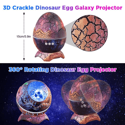 Projecteur d'étoiles à LED d'œufs de dinosaures