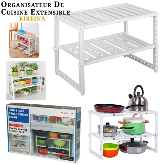 Organisateur De Cuisine Extensible Multi-Usage