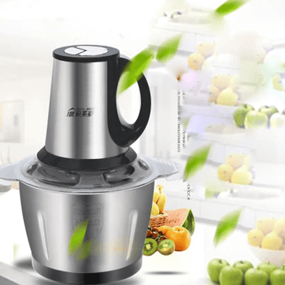 Hachoir Électrique en Acier Inox 2L 300 W